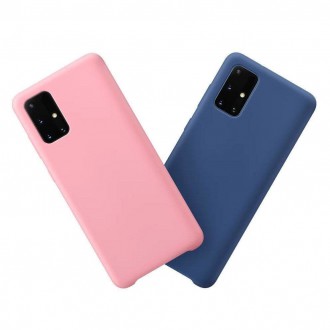 Silicone Case Soft Flexible Rubber Cover for Samsung Galaxy S21+ 5G (S21 Plus 5G) dark blue