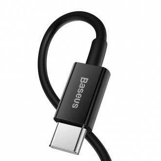 Baseus Superior USB Type C - Lightning kabel pro rychlé nabíjení Výkon 20 W 1 m černý (CATLYS-A01)