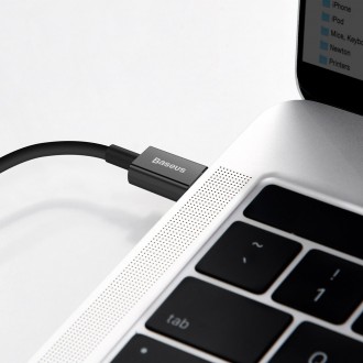 Baseus Superior USB Type C - Lightning kabel pro rychlé nabíjení Výkon 20 W 1 m černý (CATLYS-A01)