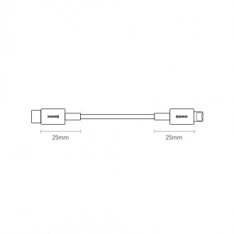 Baseus Superior USB Type C - Lightning kabel pro rychlé nabíjení Výkon 20 W 1 m černý (CATLYS-A01)