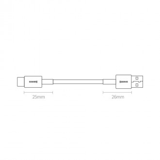 [RETURNED ITEM] Baseus Superior USB - USB Typ C fast charging data cable 66 W (11 V / 6 A) Huawei SuperCharge SCP 1 m black (CATYS-01)