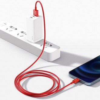 Baseus Superior USB - Lightning kabel 2,4 A 1 m červený (CALYS-A09)