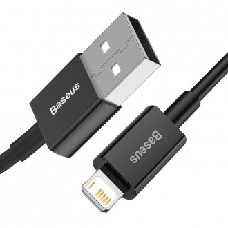 Baseus Superior USB - Lightning kabel 2,4 A 2 m černý (CALYS-C01)