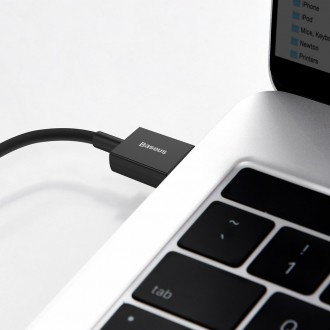 Baseus Superior USB - Lightning kabel 2,4 A 2 m černý (CALYS-C01)