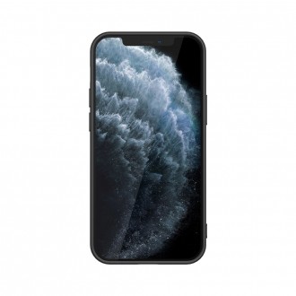 Nillkin Textured Case rugged cover with gel frame and nylon on the back iPhone 12 mini black