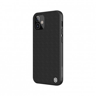 Nillkin Textured Case rugged cover with gel frame and nylon on the back iPhone 12 mini black