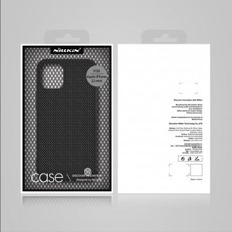 Nillkin Textured Case rugged cover with gel frame and nylon on the back iPhone 12 mini black