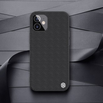 Nillkin Textured Case rugged cover with gel frame and nylon on the back iPhone 12 mini black