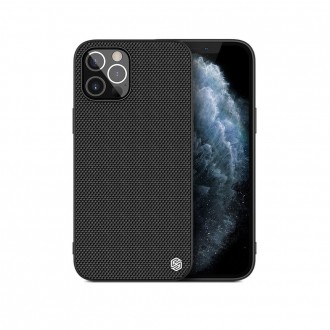 Nillkin Textured Case rugged cover with gel frame and nylon on the back iPhone 12 Pro Max black