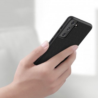 Nillkin Textured Case rugged cover with gel frame and nylon on the back Samsung Galaxy S21+ 5G black
