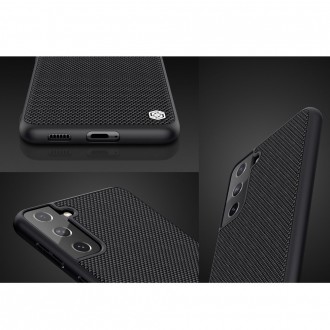 Nillkin Textured Case rugged cover with gel frame and nylon on the back Samsung Galaxy S21+ 5G black