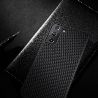 Nillkin Textured Case rugged cover with gel frame and nylon on the back Samsung Galaxy S21+ 5G black
