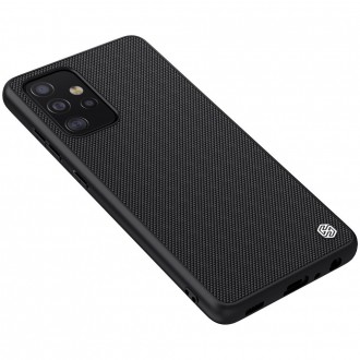 Nillkin Textured Case Durable reinforced case with a gel frame and nylon on the back Samsung Galaxy A52s 5G / A52 5G / A52 4G black