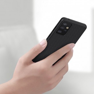 Nillkin Textured Case Durable reinforced case with a gel frame and nylon on the back Samsung Galaxy A52s 5G / A52 5G / A52 4G black