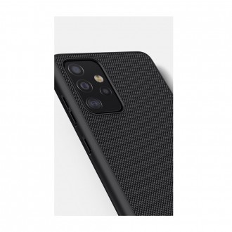 Nillkin Textured Case Durable reinforced case with a gel frame and nylon on the back Samsung Galaxy A52s 5G / A52 5G / A52 4G black