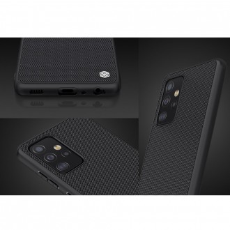 Nillkin Textured Case Durable reinforced case with a gel frame and nylon on the back Samsung Galaxy A52s 5G / A52 5G / A52 4G black