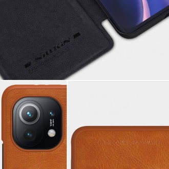 Nillkin Qin original leather case cover for Xiaomi Mi 11 brown
