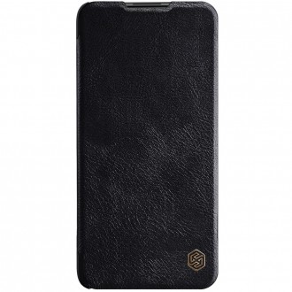 Nillkin Qin original leather case cover for Xiaomi Redmi Note 9T 5G black