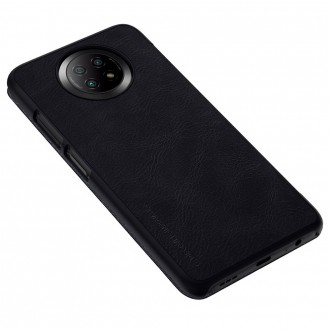 Nillkin Qin original leather case cover for Xiaomi Redmi Note 9T 5G black