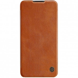 Nillkin Qin original leather case cover for Xiaomi Redmi Note 9T 5G brown
