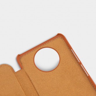 Nillkin Qin original leather case cover for Xiaomi Redmi Note 9T 5G brown