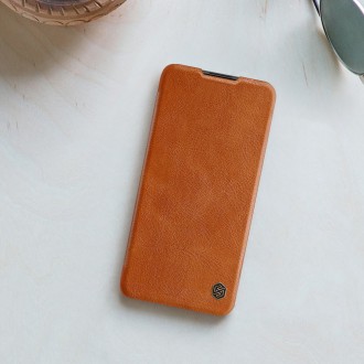 Nillkin Qin original leather case cover for Xiaomi Redmi Note 9T 5G brown