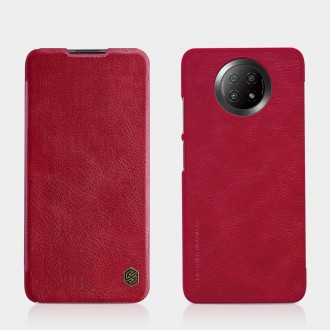 Nillkin Qin original leather case cover for Xiaomi Redmi Note 9T 5G brown