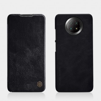 Nillkin Qin original leather case cover for Xiaomi Redmi Note 9T 5G brown