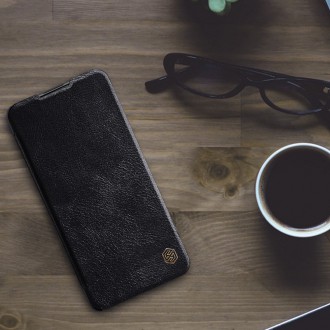 Nillkin Qin original leather case cover for Xiaomi Redmi Note 9T 5G brown