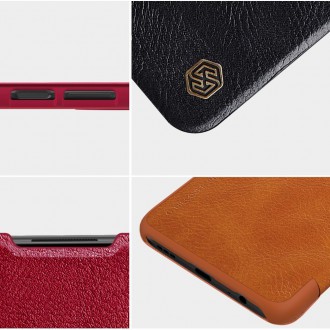 Nillkin Qin original leather case cover for Xiaomi Redmi Note 9T 5G brown