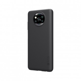 Nillkin Super Frosted Shield Case + kickstand for Xiaomi Poco X3 NFC / Poco X3 Pro black