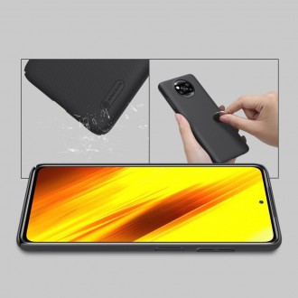 Nillkin Super Frosted Shield Case + kickstand for Xiaomi Poco X3 NFC / Poco X3 Pro black