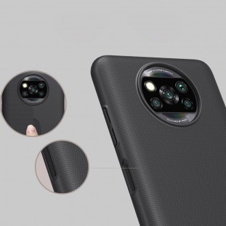 Nillkin Super Frosted Shield Case + kickstand for Xiaomi Poco X3 NFC / Poco X3 Pro black