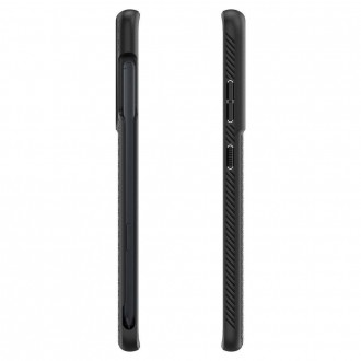 Spigen TEKUTÉ VZDUCHOVÉ pero GALAXY S21 ULTRA MATNÉ ČERNÉ