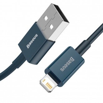 Baseus Superior Cable USB - Lightning 2,4A 1 m Blue (CALYS-A03)