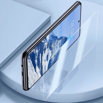 Baseus 2x celoobrazovková ochranná fólie 0,15 mm pro Xiaomi Redmi K40 / K40 Pro / Poco F3 Transparent (SGMIK40-02)