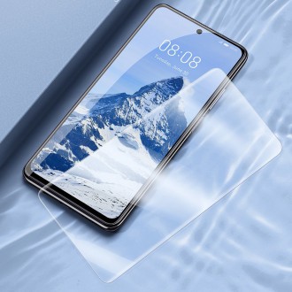 Baseus 2x celoobrazovková ochranná fólie 0,15 mm pro Xiaomi Redmi K40 / K40 Pro / Poco F3 Transparent (SGMIK40-02)