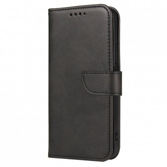 Magnet Case elegant bookcase type case with kickstand for Samsung Galaxy A72 4G black