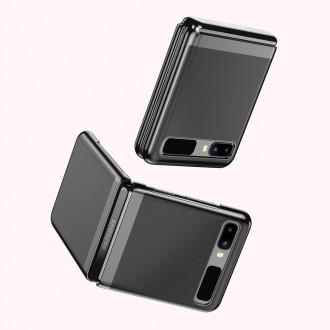 Plating Case hard case Electroplating frame Cover for Samsung Galaxy Z Flip blue