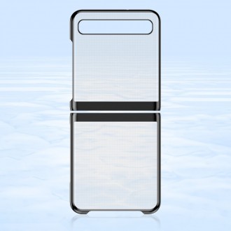 Plating Case hard case Electroplating frame Cover for Samsung Galaxy Z Flip blue