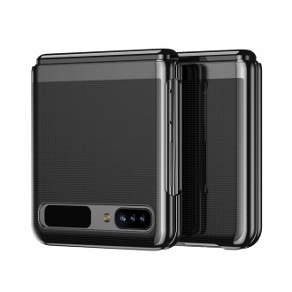 Plating Case hard case Electroplating frame Cover for Samsung Galaxy Z Flip black