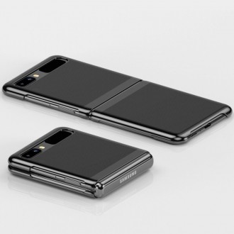 Plating Case hard case Electroplating frame Cover for Samsung Galaxy Z Flip black
