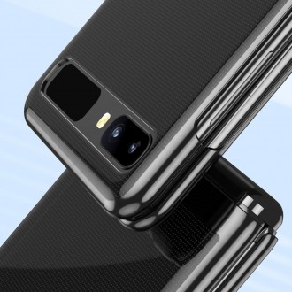 Plating Case hard case Electroplating frame Cover for Samsung Galaxy Z Flip black