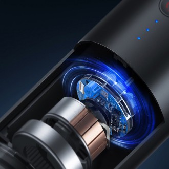 Baseus A3 akumulátorový vysavač do auta 135 W 15000 Pa stříbrný (CRXCQA3-0S)