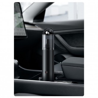 Baseus A3 akumulátorový vysavač do auta 135 W 15000 Pa stříbrný (CRXCQA3-0S)