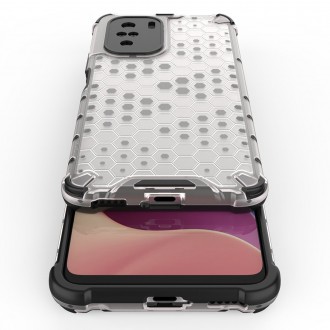 Honeycomb Case armor cover with TPU Bumper for Xiaomi Redmi K40 Pro+ / K40 Pro / K40 / Poco F3 green