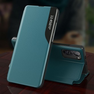 Eco Leather View Case Elegant Flip Cover Case with Stand Function Xiaomi Redmi K40 Pro + / K40 Pro / K40 / Poco F3 Red