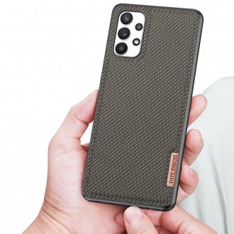 Dux Ducis Fino case covered with nylon material for Samsung Galaxy A32 4G green