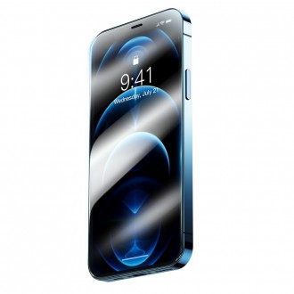 Baseus 2x 0,3 mm Full-glass Super porcelain crystal Tempered Glass For iPhone 12 Pro Max transparent (SGAPIPH67N-LI02)