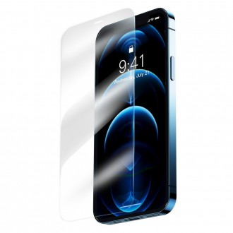 Baseus 2x 0,3 mm Full-glass Super porcelain crystal Tempered Glass For iPhone 12 Pro Max transparent (SGAPIPH67N-LI02)